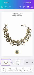 030 — Gilded Lace