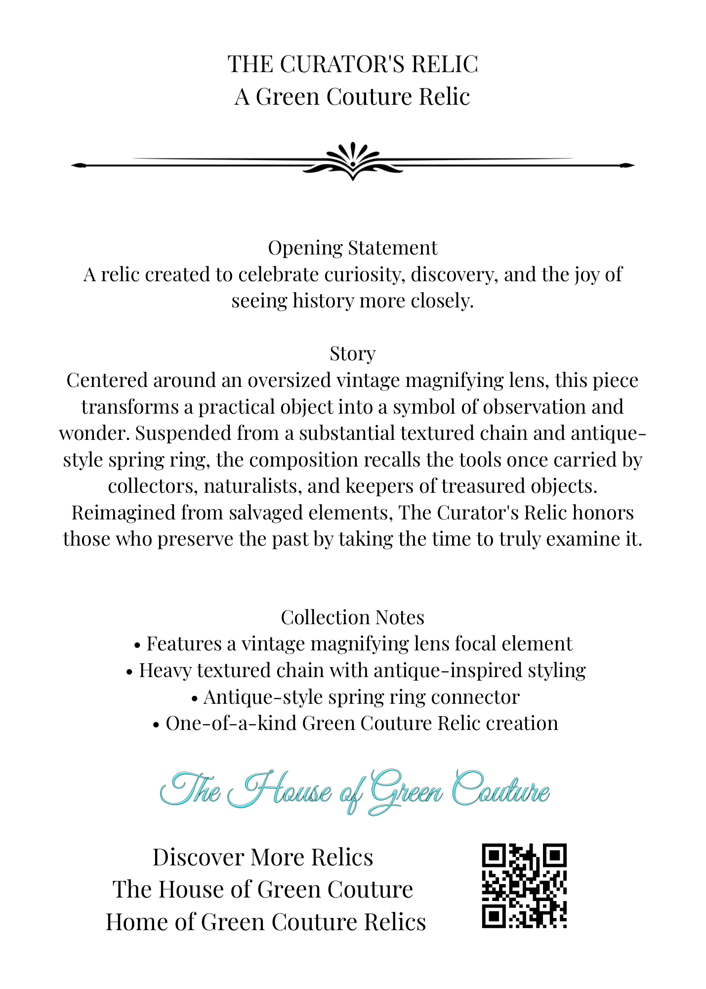 008 — The Curator’s Relic