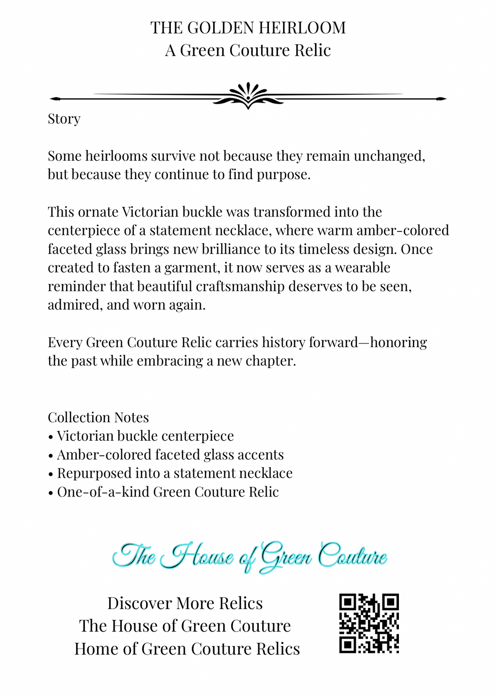 013 — The Golden Heirloom